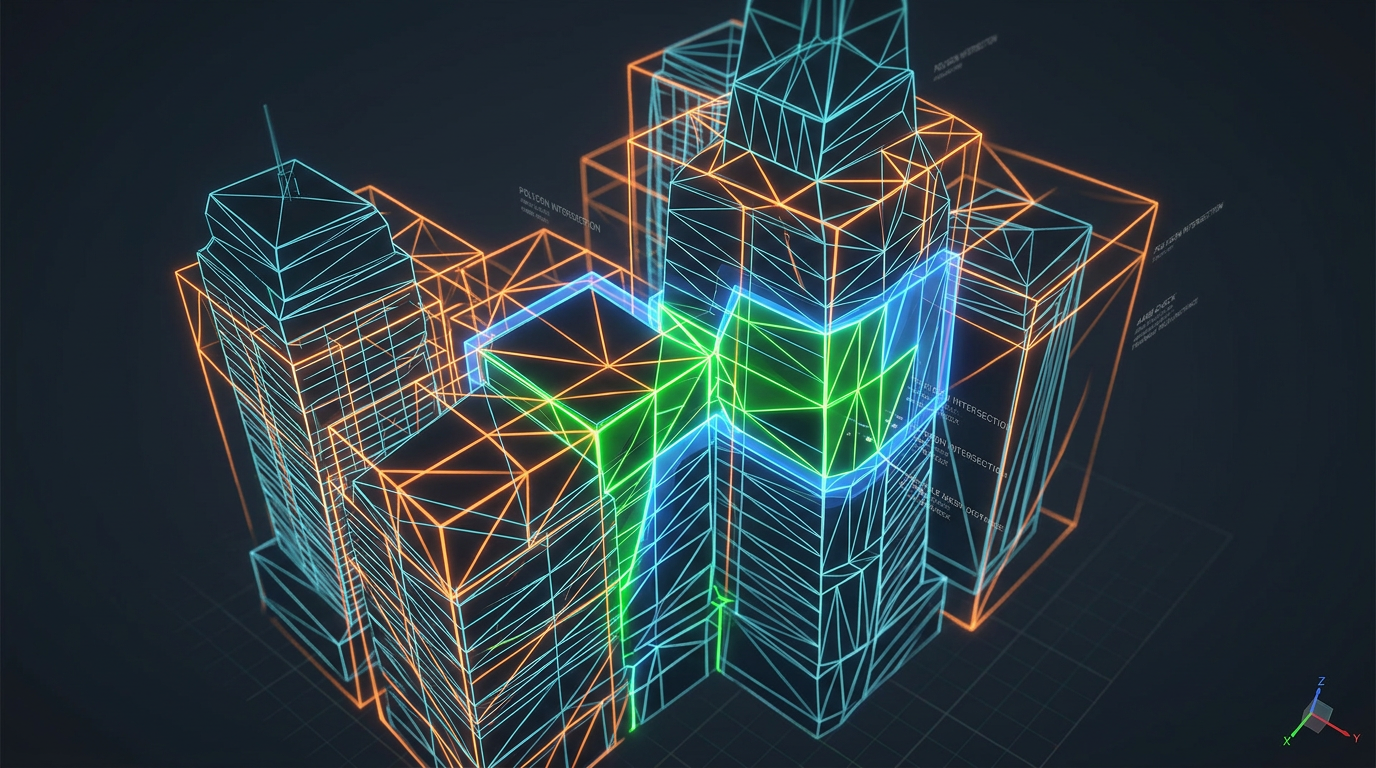 Real Time Collision Detection in Buildings using Polygon Presence Grid