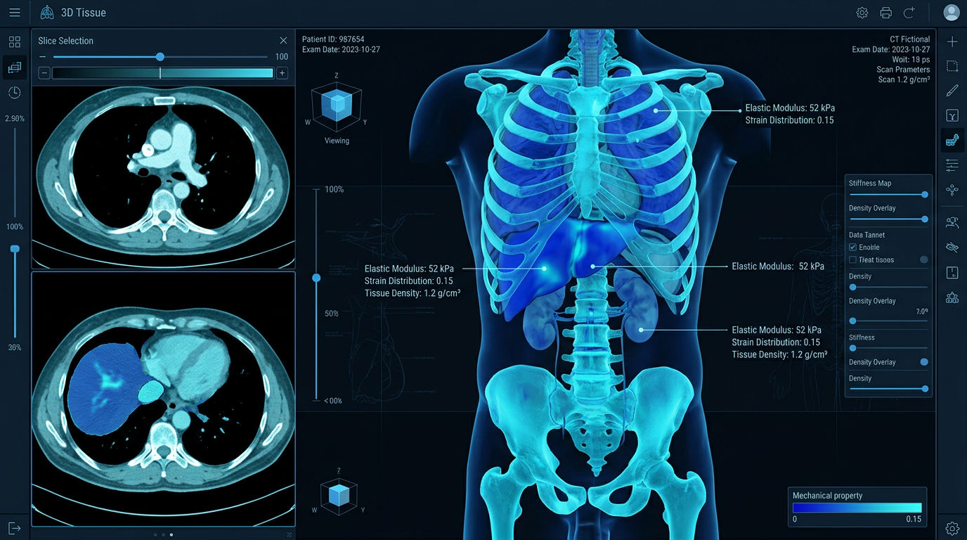 Deriving Mechanical Properties From CT Scan for Surgical Simulation