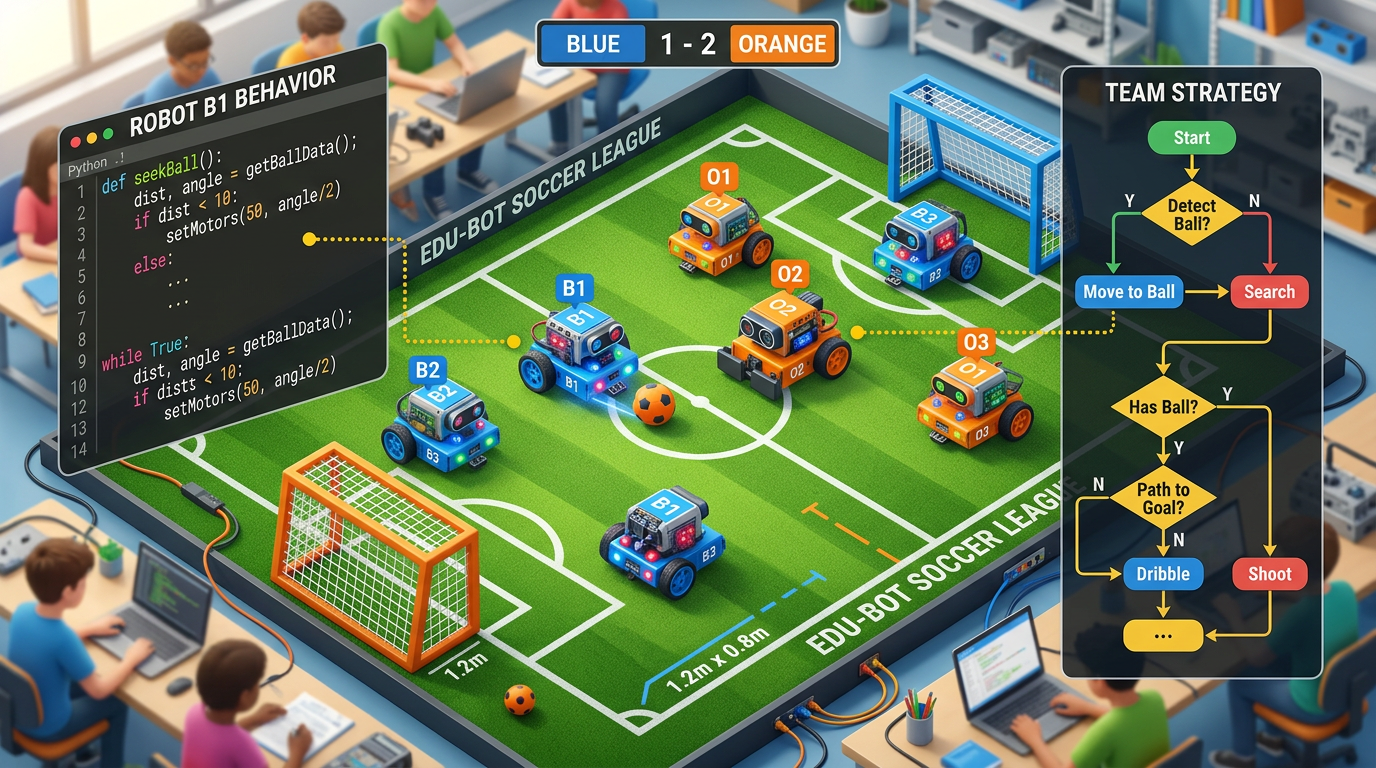 Robot Soccer Framework for Learning