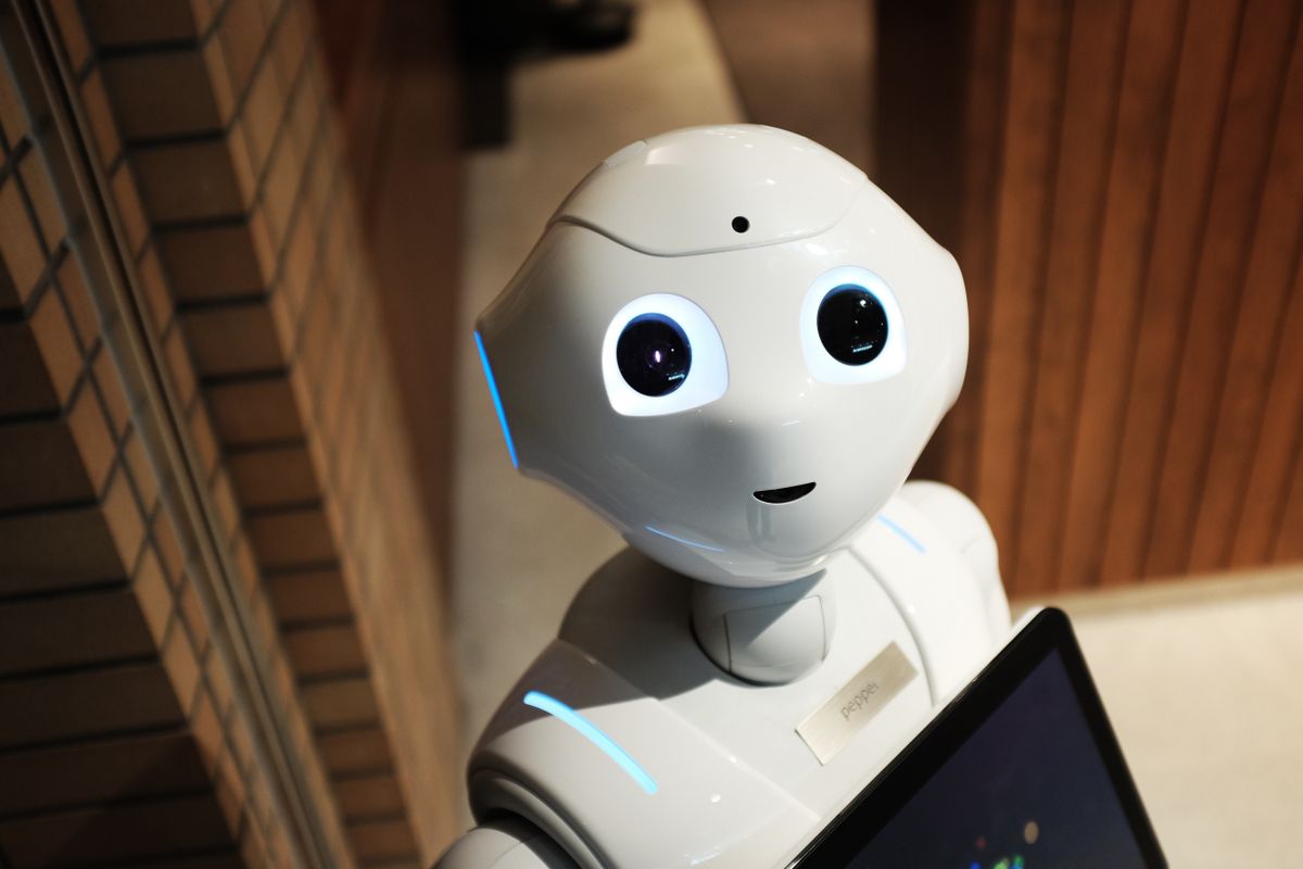 Futuristic Humanoid Robot