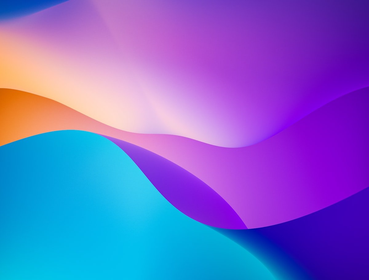 Abstract digital art with flowing gradients